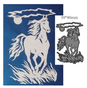 Pferd Metall Cutting Dies Scrapbooking Präge Stanzschablone Embossing Stencils - Bild 1 von 1