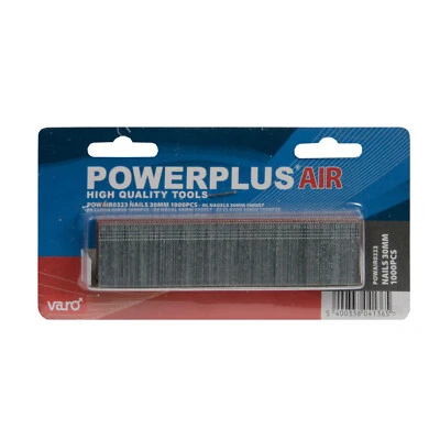 Chiodi spillatrice ad aria compressa 30 mm 1000 chiodi spillatrice G18 chiodi ad aria compressa powerplusair - Immagine 1 di 3