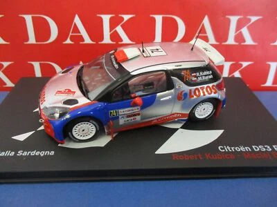 Die cast 1/43 Modellino Auto Citroen DS3 RRC Rally Sardegna 2013 R. Kubica - Immagine 1 di 4