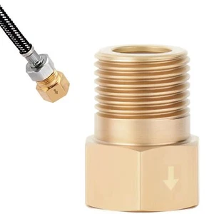 Valvola di ritegno in ottone da 1/2" maschio a 1/2" femmina valvola di ritegno filettata una wa... - Foto 1 di 8