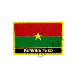 Burkina Faso Patch / Burkina Faso Flag / Iron On - Picture 1 of 1