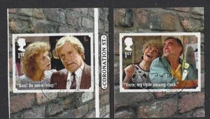 GREAT BRITAIN 2020 CORONATION STREET SELF ADHESIVE BOOKLET PAIR FINE USED   - Picture 1 of 1