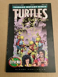 Boceto Eastman Mirage 1993 Teenage Mutant Ninja Turtles City War firmado #62 TMNT #62 - Imagen 1 de 2