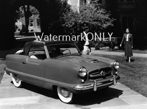 1960s Nash Metropolitan "Classic American Car" PHOTO! #(6BW) - Image 1 of 1