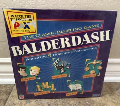 Balderdash The Classic Bluffing Game Mattel 2003 Edition - Image 1 of 4