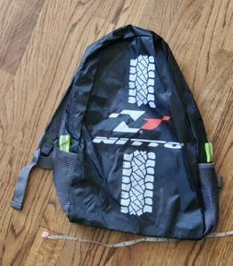 NITTO Tires Logo Backpack Bag NEW - Picture 1 of 6