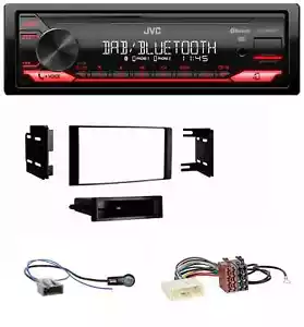 JVC Bluetooth USB DAB MP3 Autoradio für Nissan Micra 2013-2017 schwarz matt - Bild 1 von 8