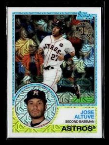 2018 Topps Silver Pack Mojo Refractor #15 Jose Altuve Houston Astros - Picture 1 of 2