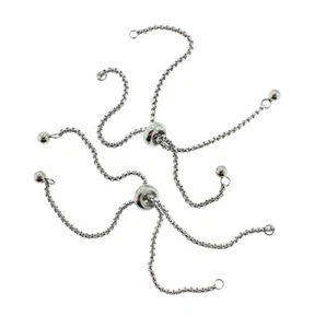 Stainless Steel Box Chain Bracelet Base 130mm - 1.5mm - 1 Bracelet - Z1051 - Picture 1 of 3