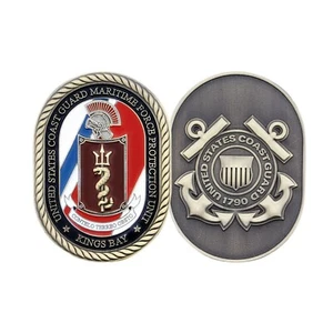 COAST GUARD MARITIME FORCE PROTECTION KINGS BAY 1.75" CHALLENGE COIN - Picture 1 of 1