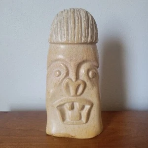 African Stone Totem Hand Carved Made In Kenya 11" - Picture 1 of 8