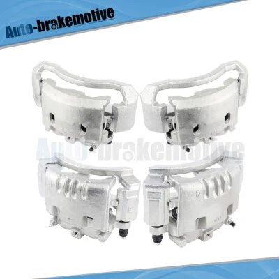 Front + Rear Brake Calipers Bracket Kit for 2006-2008 Dodge Ram 1500 04-08 2500 Foto 1 de 3