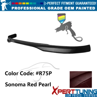Fits 92-95 Honda Civic 2Dr TR Style Front Bumper Lip PP #R75P Sonoma Red Pearl - Изображение 1 из 4