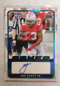 2021 Pro Set Power Gee Scott Jr. R/C Teal Auto #d 59/99 - Picture 1 of 2