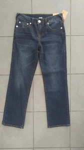 ⚫️ True Religion Geno Slim Straight Boys Jeans Dark Indigo sz.10 NWT $79 ⚫️ - Picture 1 of 7