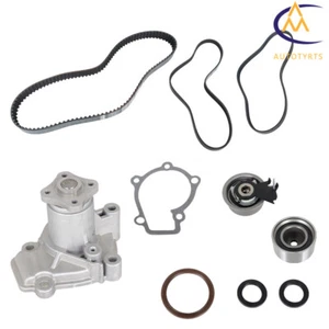 Timing Belt Kit V-Belt w/ Water Pump For 05-10 Hyundai Elantra 07-09 Kia Spectra - Imagen 1 de 12