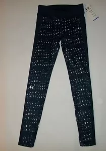UNDER ARMOUR Coldgear Yoga Fitness Compression LEGGINGS Pants Womens Sz XS NEW - Picture 1 of 3