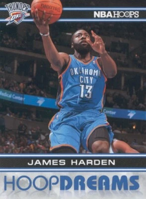 2011-12 Panini NBA Hoops Hoop Dreams #3 James Harden Thunder NM Insert - Image 1 of 2