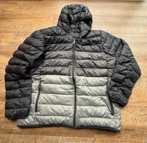 Eddie Bauer EB650 Daunen Puffer Jacke Herren XL leicht verstaubar Kapuze LESEN - Bild 1 von 12