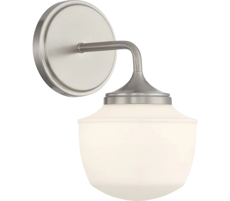 Minka Lavery 2571-84 Cornwell Vanity, 1-Light 60 Watts, Brushed Nickel - Image 1 of 1