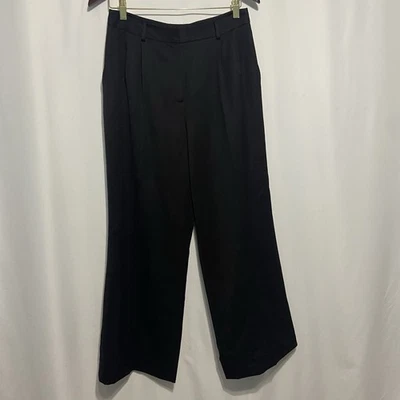 Pantalones de vestir para mujer Brooks Brothers 346 100 % lana talla 10 negros pierna recta Foto 1 de 4