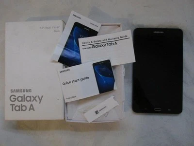 Samsung Galaxy Tab A - 8GB w/32GB SD Card - Near Mint In Box Complete - Works! - Image 1 of 4