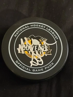 Mike Sullivan Beckett BAS SIGNED AUTOGRAPHED Pittsburgh Penguins 50 Years Hockey - Image 1 of 4