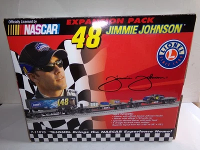 Lionel New 7-11010 JIMMIE JOHNSON EXPANSION PACK #48 nascar - Image 1 of 4