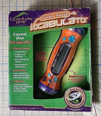 LeapFrog Turbo Twist Spelling Vocabulary Electronic Learning Games Kids  - Image 1 of 4