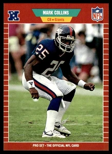 1989 Pro Set Mark Collins Rookie New York Giants #283 - Picture 1 of 2