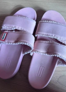 Hunter Women's Original Adjustable Slide Flip Flop size 8 Worn twice - Picture 1 of 4