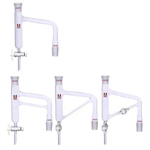 High-Quality Lab Water Distributor Glass PTFE Stopcock Oil-Water Separator - Picture 1 of 11
