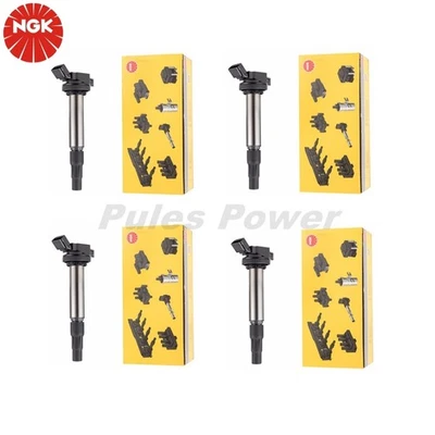 4 pcs U5145 OEM NGK Ignition Coils For Toyota Matrix Corolla Prius Lexus 1.8L - Image 1 of 4