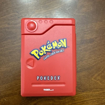Vintage 1998 Pokemon Pokedex Tiger Electronics Handheld Tested Working - Image 1 of 4