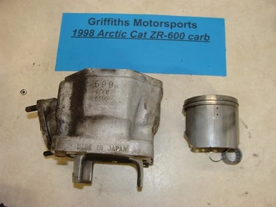 1998 ARCTIC CAT ZR600 carb 99 zl cylinder jug barrel 88b8 scem - Image 1 of 4
