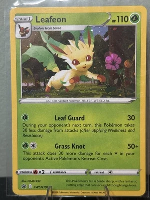Leafeon SWSH191 SWSH: Sword & Shield Promo Cards Holo - Image 1 of 2