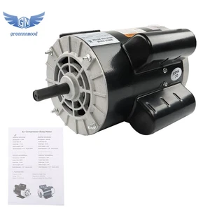 Electric Motor 3.7 HP 3450 RPM Compressor Duty 56 Frame 1 Phase 5/8" Shaft 230 V - Picture 1 of 21