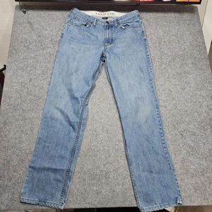Lands End Jeans Men's 36x34 Blue Medium Wash Straight Leg Jeans - Picture 1 of 9