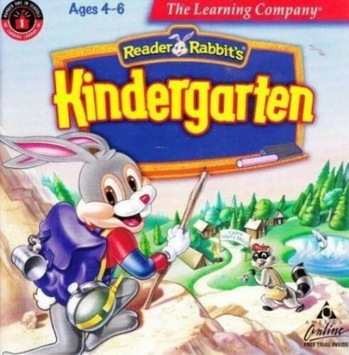 Reader Rabbit's Kindergarten Age 4 5 6 Educational Software USB tutor kids app - Image 1 of 1