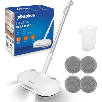 Stelive Electric Steam Mop, Hard Floor Cleaner & Steamer, 4 Rotating Pads - image 1 of 4