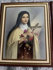 SAINT THERESE of LISIEUX PRINT / SOCIETY THE LITTLE FLOWER MEMORIAL MEMBERSHIP - Picture 1 of 5