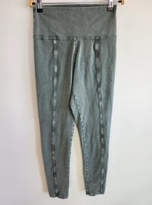 Offline by Aerie Damen Large grün OG 7/8 hoch geschnittene Leggings Baumwolle Stretch - Bild 1 von 9