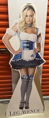 Sexy Life Size Cardboard Halloween Store Display Leg Avenue - Image 1 of 2