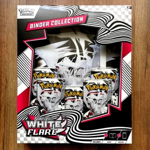 Pokemon TCG: Scarlet & Violet 10.5 White Flare Binder Collection Box - IN HAND!! - Bild 1 von 2