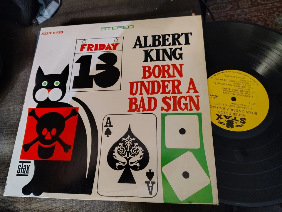 ALBERT KING Born Under A Bad Sign LP STAX Orig. Terre Haute Delta Electric Blues - Image 1 of 1