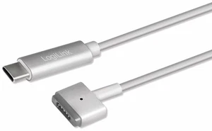 LOGILINK USB-C Ladekabel PA0226, 1,8 m, zu Apple Mag Safe 2, silber - Bild 1 von 3