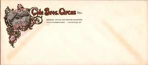 Cole Bros Zirkus Umschlag Gütesiegel Winter Quarters State Fairgrounds Louisville KY - Bild 1 von 1