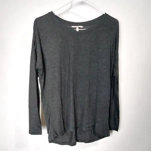 Victoria's Secret Women's Dark Gray Long Sleeve Casual Pajama Shirt Size XS/TP - Picture 1 of 4