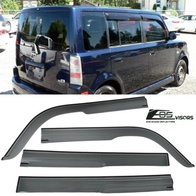 For 04-07 Scion xB Mugen Style JDM Smoke Side Window Visor Rain Guard Deflector — 第 1/4 张图片