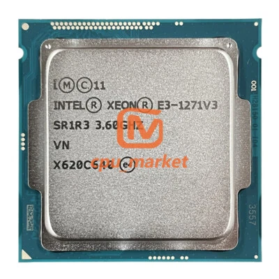 INTEL Xeon E3-1271 v3 SR1R3 3.6GHz 4 Cores LGA1150 CPU Processor - Image 1 of 2